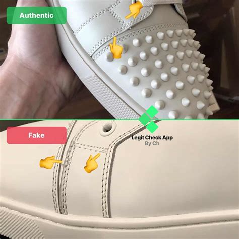 how to spot fake christian louboutin calf spike shoes|christian louboutin spike signature.